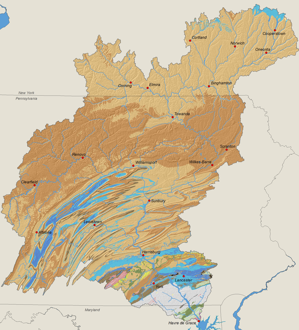 Susquehanna Atlas Geology