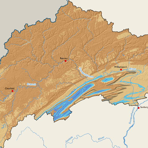 West Branch Susquehanna subbasin geology thumbnail