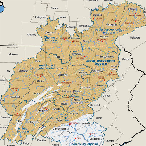 Natural Gas Shale in the Susquehanna River Basin