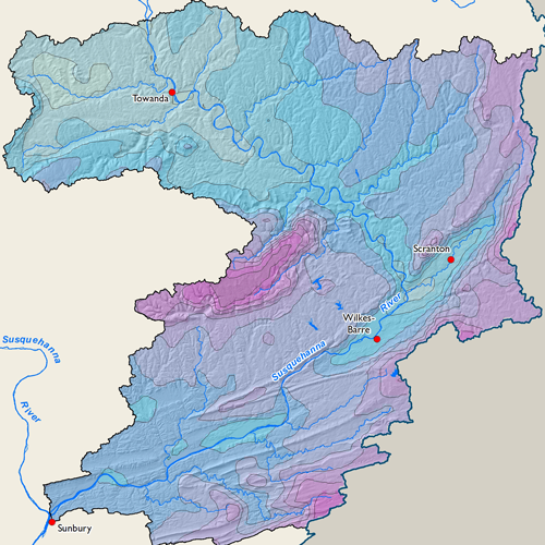 Middle Susquehanna subbasin precipitation thumbnail