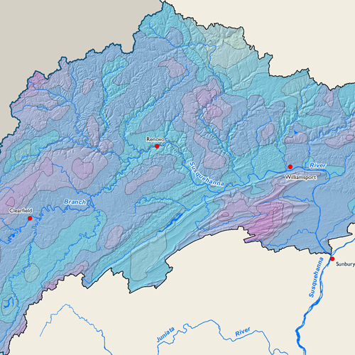 West Branch Susquehanna subbasin precipitation thumbnail