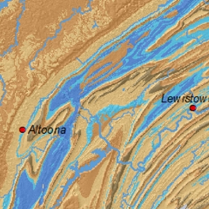 Shaded Relief Map